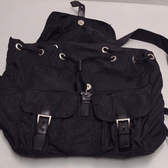 Prada Black Women's Nylon Backpack - Picture 6 of 16